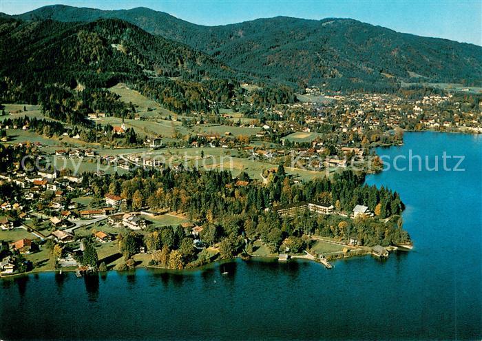 Bad Wiessee Kurort am Tegernsee Fliegeraufnahme