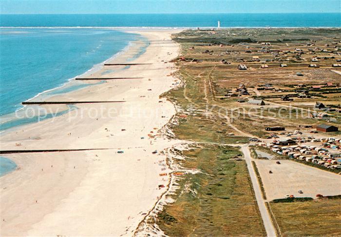 Blavand Strand Fliegeraufnahme
