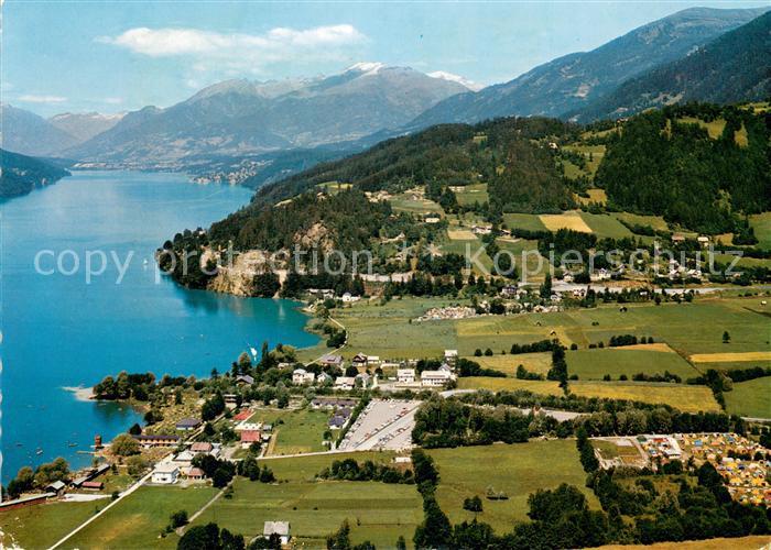 Doebriach Millstaettersee Fliegeraufnahme