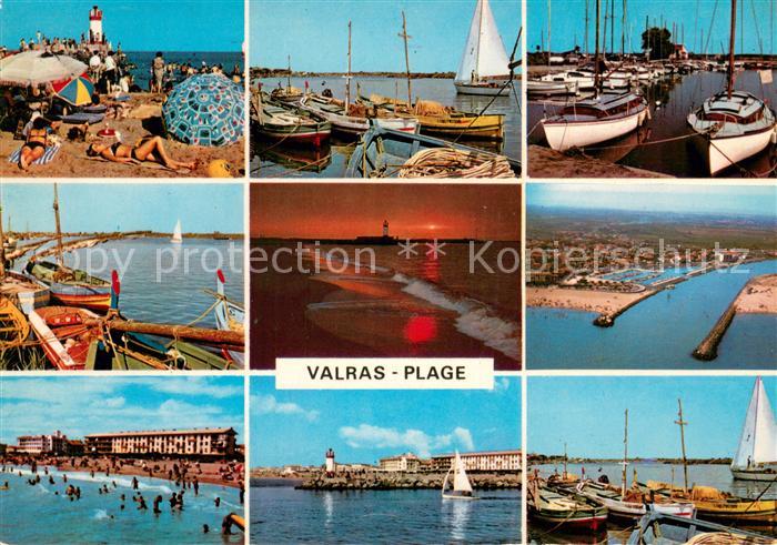 Valras-Plage Le Phare Le Port de Plaisance Vue aerienne Boulevard Front de Mer