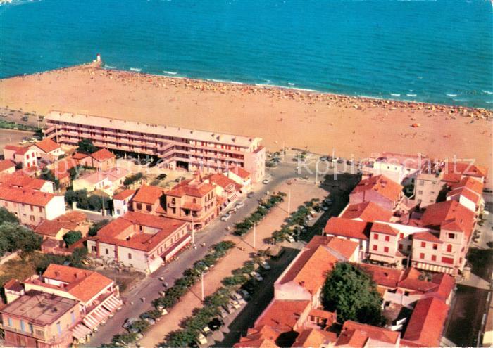 Valras-Plage Vue aerienne sur la Plage le Phare et le Centre
