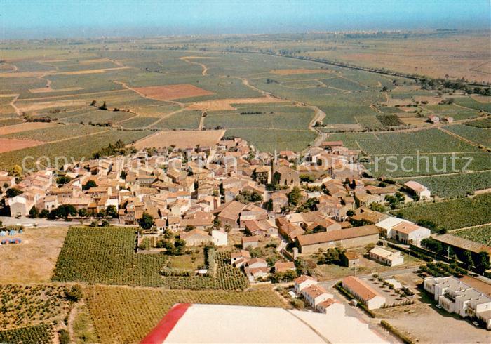 Portiragnes Pres de la Grand Bleue et entoure de Vignobles Vue aerienne