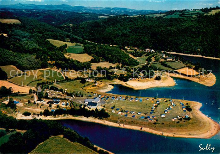 Pleaux Camps du Longayrou St Christophe Vue aerienne