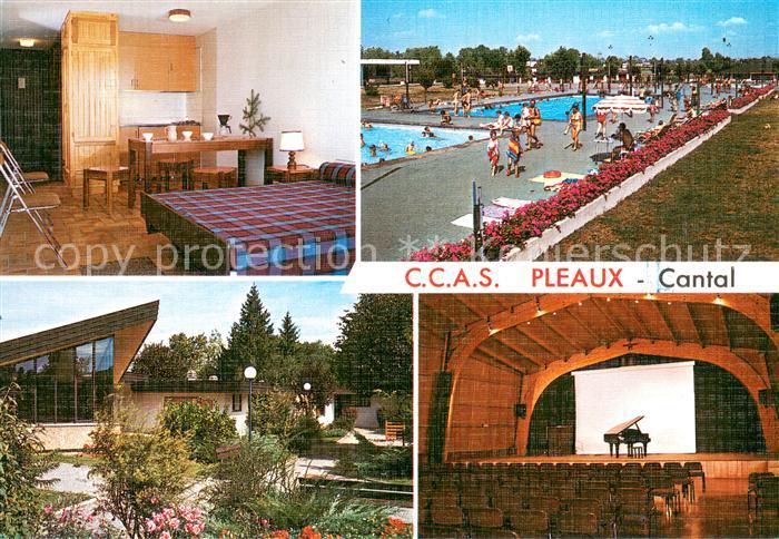 Pleaux Les bungalows la piscine la salle polyvalente