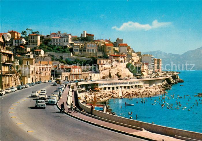 Marseille Bouches-du-Rhone Promenade de la Corniche Anse du Prophete