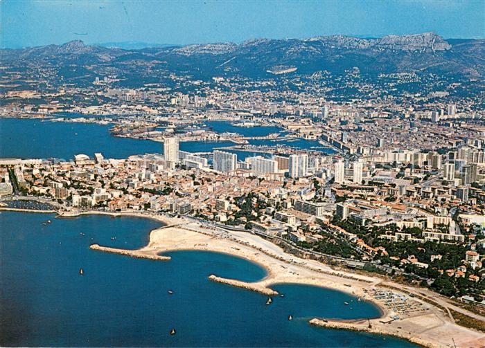 Toulon Var Le Mourillon le port Vue aerienne