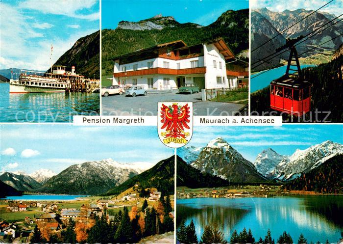 Maurach Achensee Pension Margreth Fahrgastschiff Gondelbahn Panorama