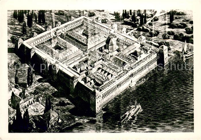 Split Spalato Rekonstrukeija Dioklecijanove palace