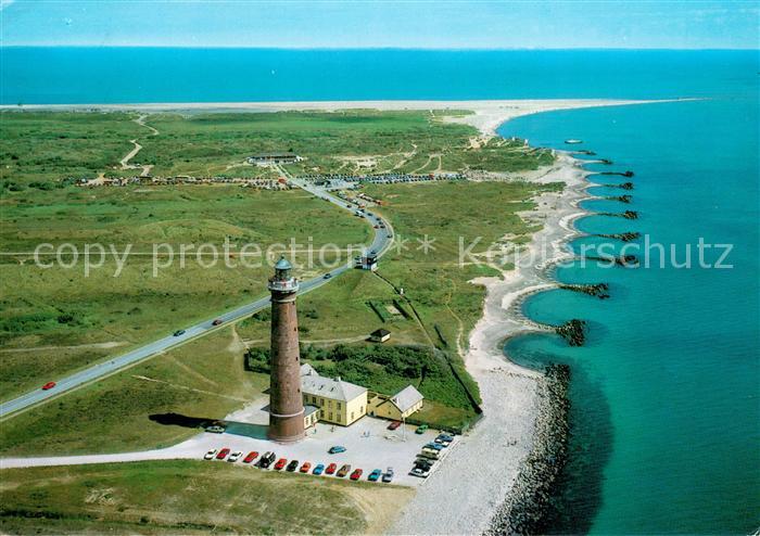 Skagen Fyr og Grenen Fliegeraufnahme mit Leuchtturm