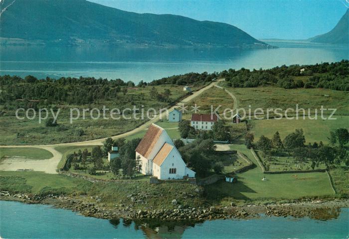 Trondenes Kirke Harstad Fliegeraufnahme