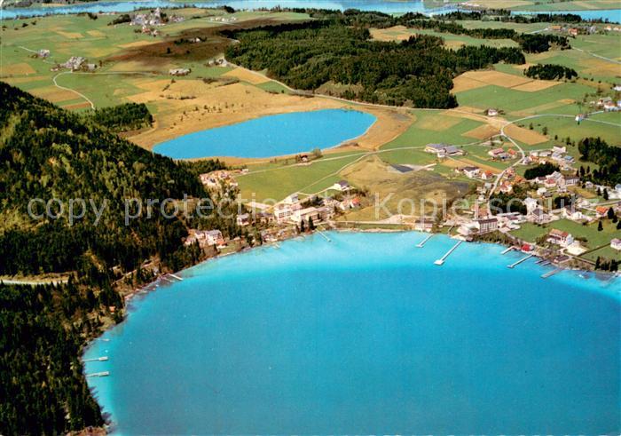 Seelach Klopeinersee Fliegeraufnahme mit Klein und Stausee