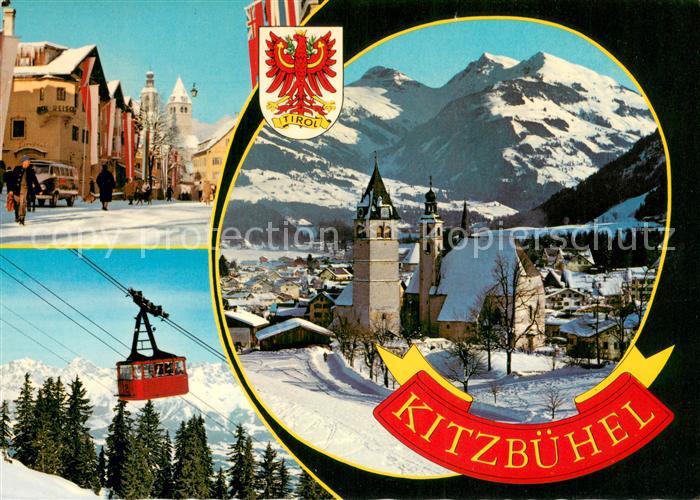 Kitzbuehel Tirol Ortsansichten Seilbahn