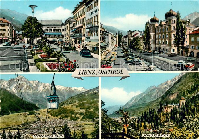 Lienz Tirol Ortspartien Zettersfeld Bahn Schloss Bruck