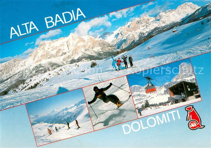 Alta Badia Panorama Skipiste Seilbahn