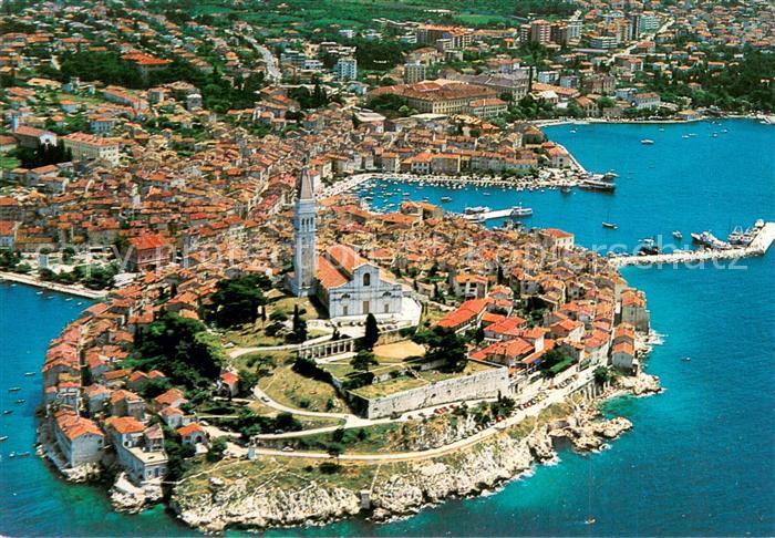 Rovinj Rovigno Istrien Fliegeraufnahme