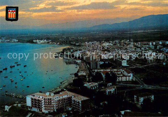 Rosas Costa Brava Cataluna Fliegeraufnahme