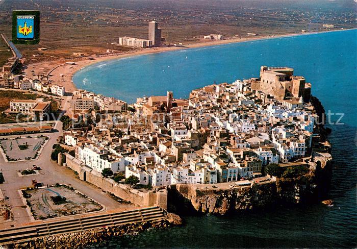Peniscola Castellon Fliegeraufnahme