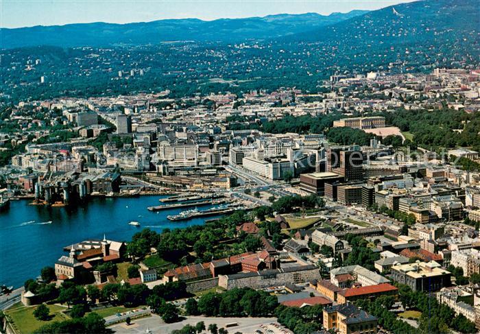 Oslo Norwegen Fliegeraufnahme