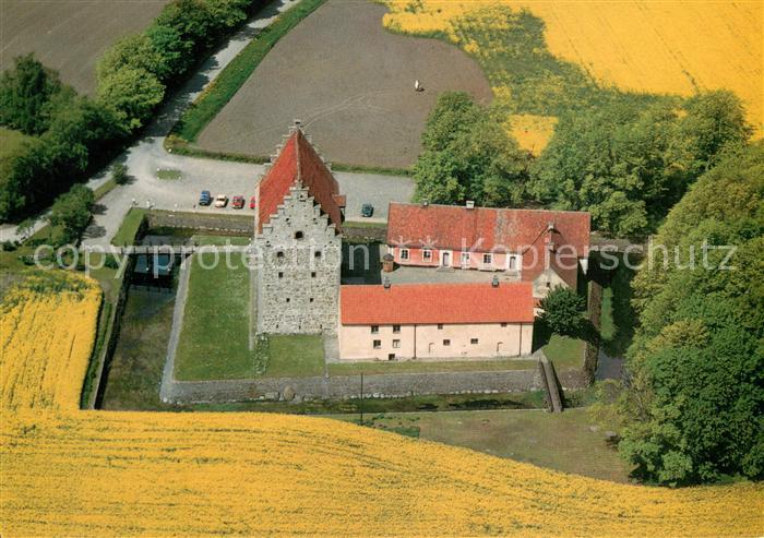 Simrishamn Wasserburg Glimmingehus Fliegeraufnahme