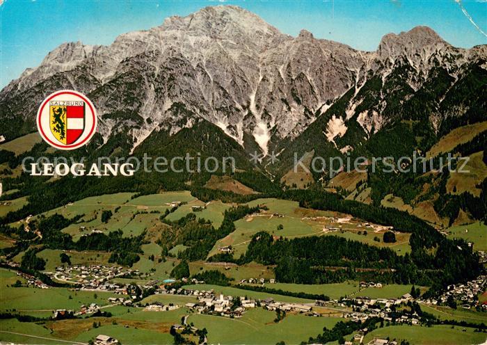 Leogang Fliegeraufnahme mit Leoganger Steinbergen und Kitzbueheler Alpen