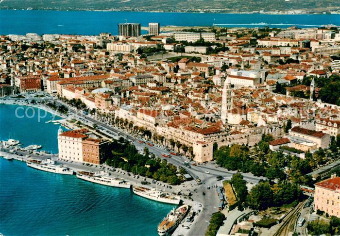 Split Spalato Fliegeraufnahme
