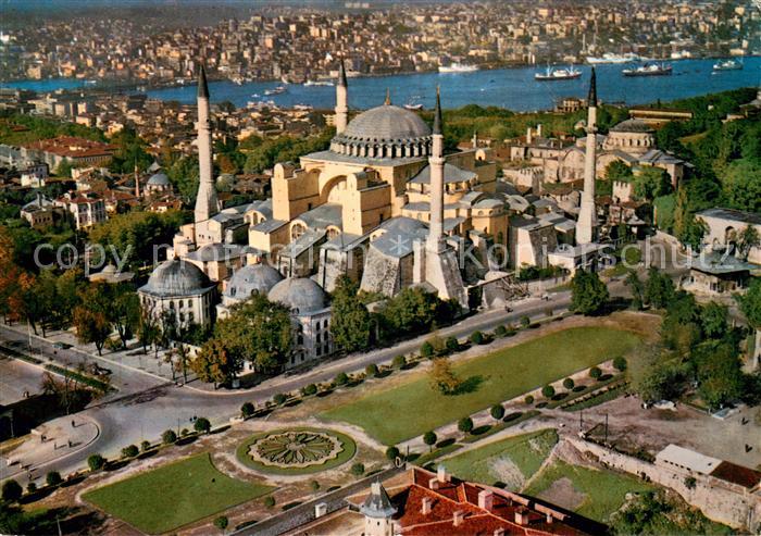 Istanbul Constantinopel Saint Sophia Museum Fliegeraufnahme