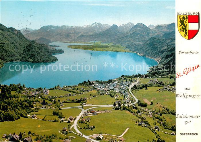 St Gilgen Wolfgangsee Fliegeraufnahme