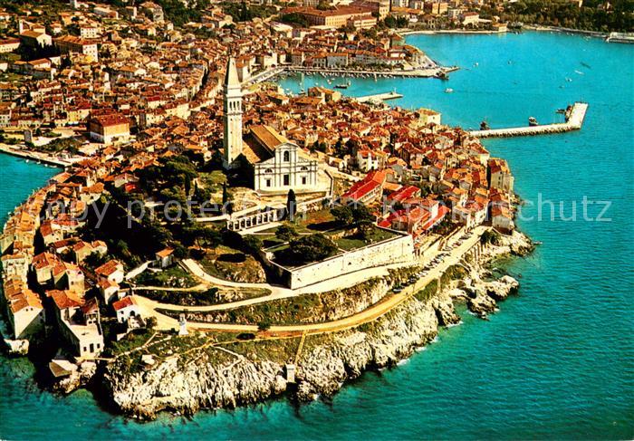 Rovinj Rovigno Istrien Fliegeraufnahme