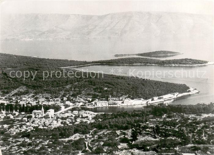 Jelsa Kroatien Otok Hvar Fliegeraufnahme