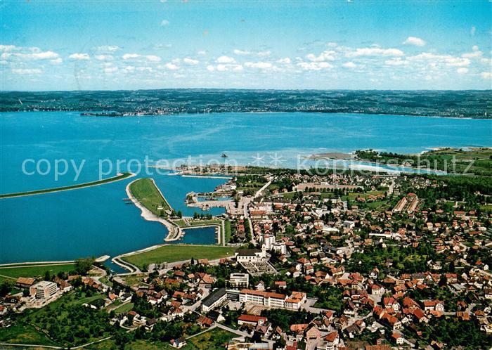 Hard Vorarlberg Fliegeraufnahme mit Bodensee