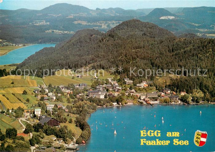 Egg Faakersee Fliegeraufnahme