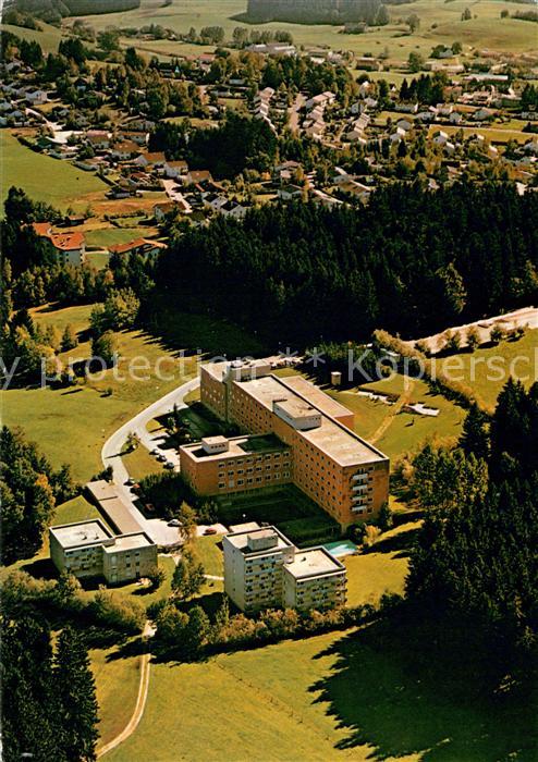Lindenberg Allgaeu Fliegeraufnahme mit Dr Otto Gessler Krankenhaus