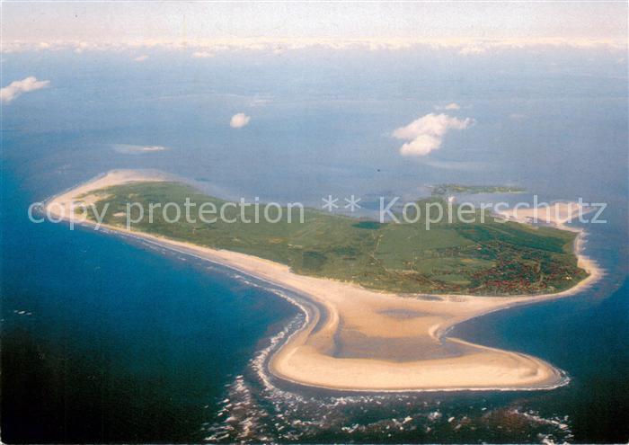 BORKUM Nordseebad Niedersachsen Fliegeraufnahme mit Sandbank Borkum Riff
