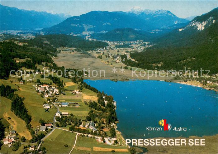 Passriach Pressegger See am Pressegger See Fliegeraufnahme