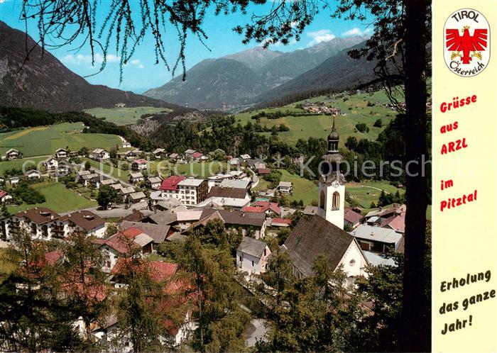 Arzl Pitztal Fliegeraufnahme