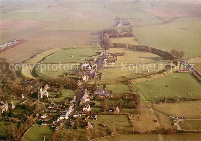 Wiltshire UK The Henge Largest stone circle in the British Isles Fliegeraufnahme