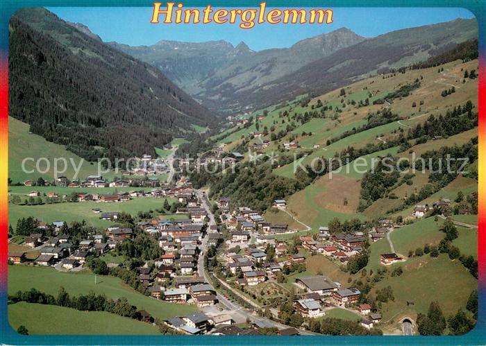 Hinterglemm Saalbach Fliegeraufnahme