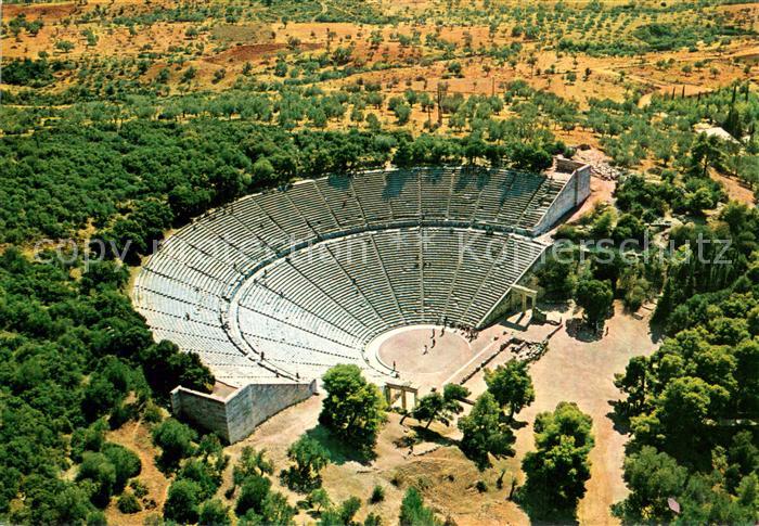 Epidauros Theater Fliegeraufnahme