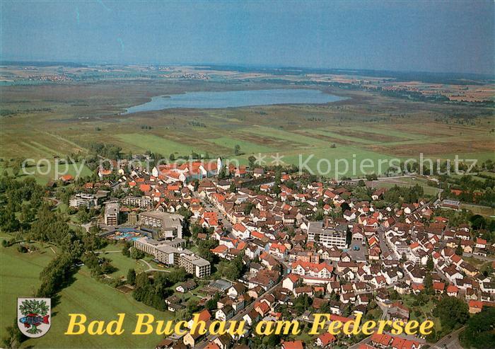 Bad Buchau Federsee Fliegeraufnahme