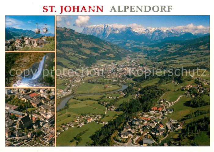 Sankt Johann Pongau Gondelbahn Wasserfall Fliegeraufnahmen