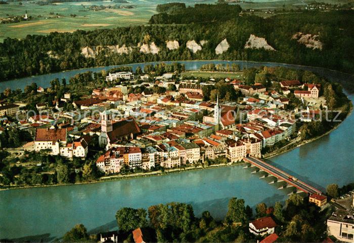 Wasserburg Inn Fliegeraufnahme