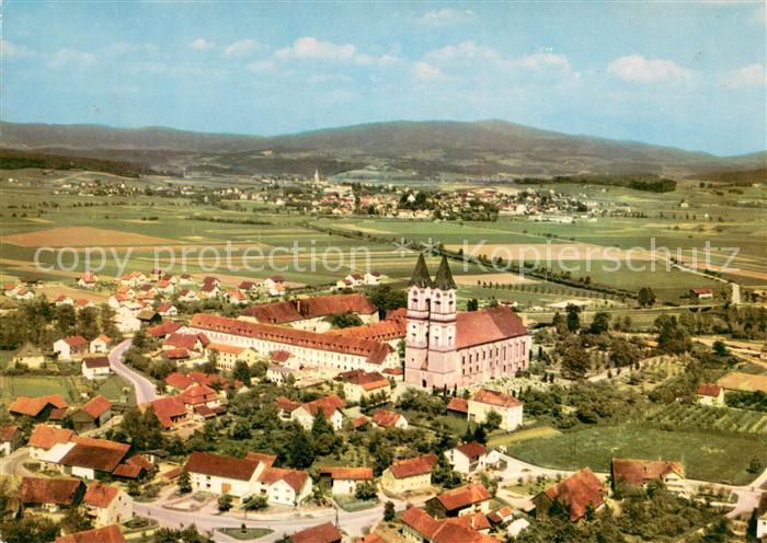 Niederalteich Donau Benediktiner Abtei Fliegeraufnahme