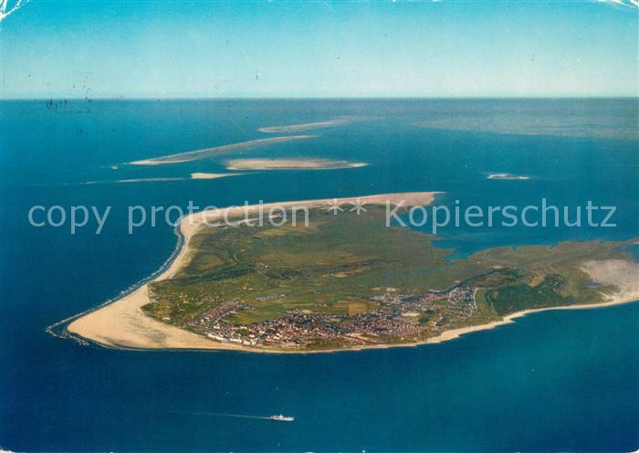 BORKUM Nordseebad Niedersachsen Fliegeraufnahme