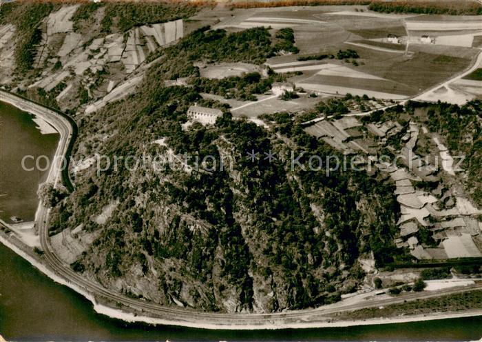 Lorelei Loreley Rheinfelsen Fliegeraufnahme