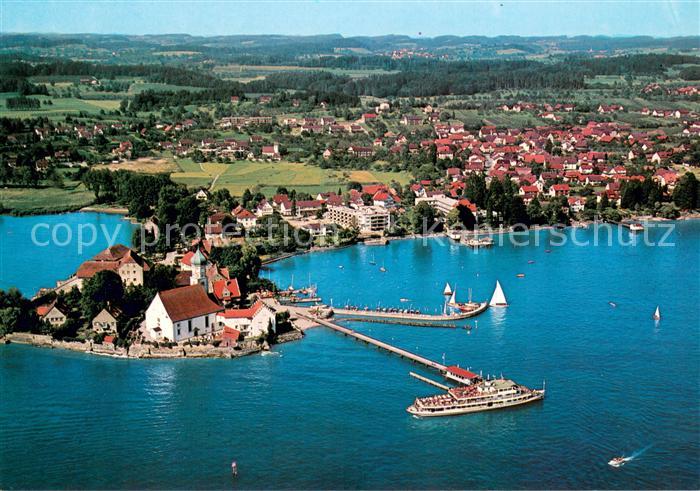 Wasserburg Bodensee Fliegeraufnahme