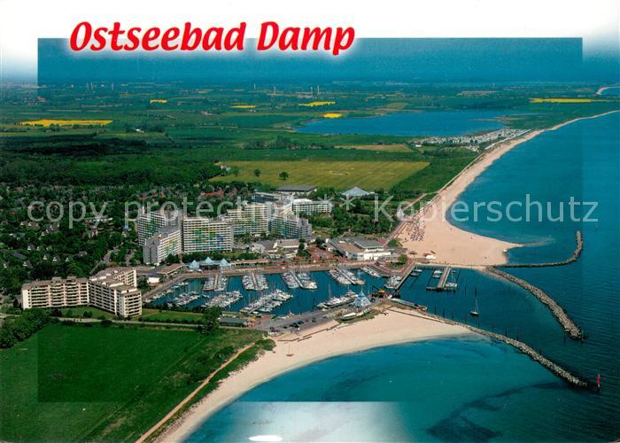 Damp Ostseebad Fliegeraufnahme