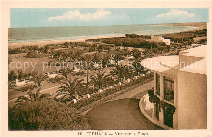 Fedhala Casablanca Vue sur la Plage