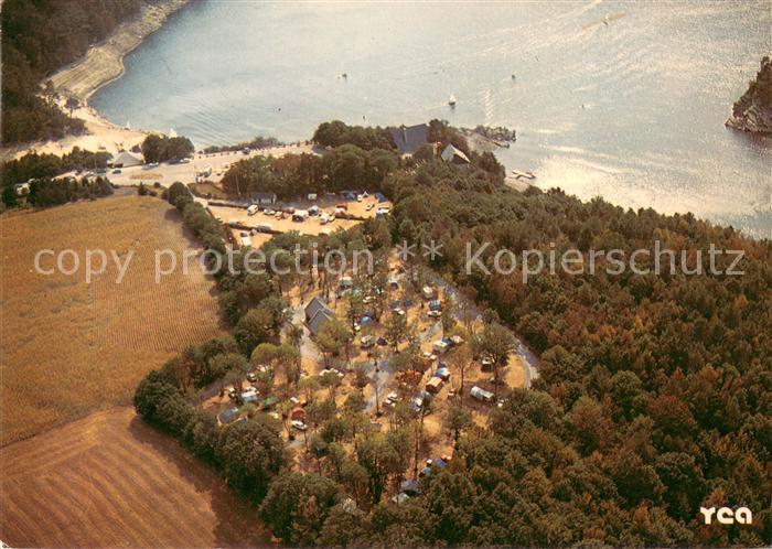 Guerledan Le Lac de Guerledan Le Camping Vue aerienne