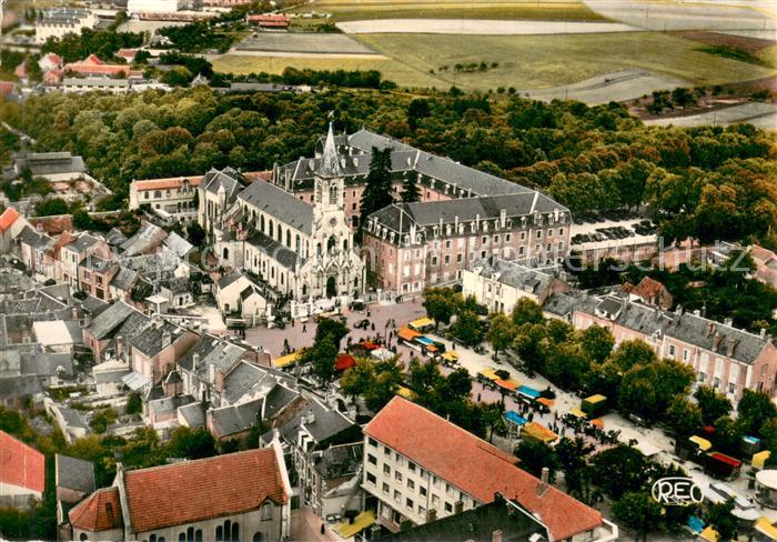Issoudun Indre Pelerinage a Notre Dame du Sacre Coeur Vue aerienne
