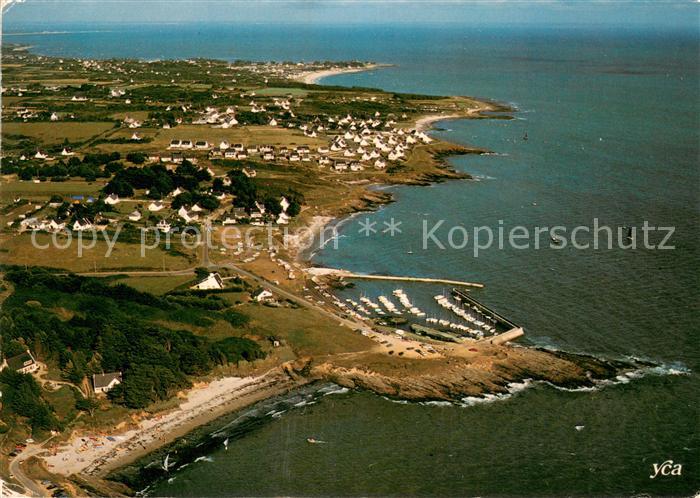 Saint-Gildas-de-Rhuys La plage de Port Maria Vue aerienne